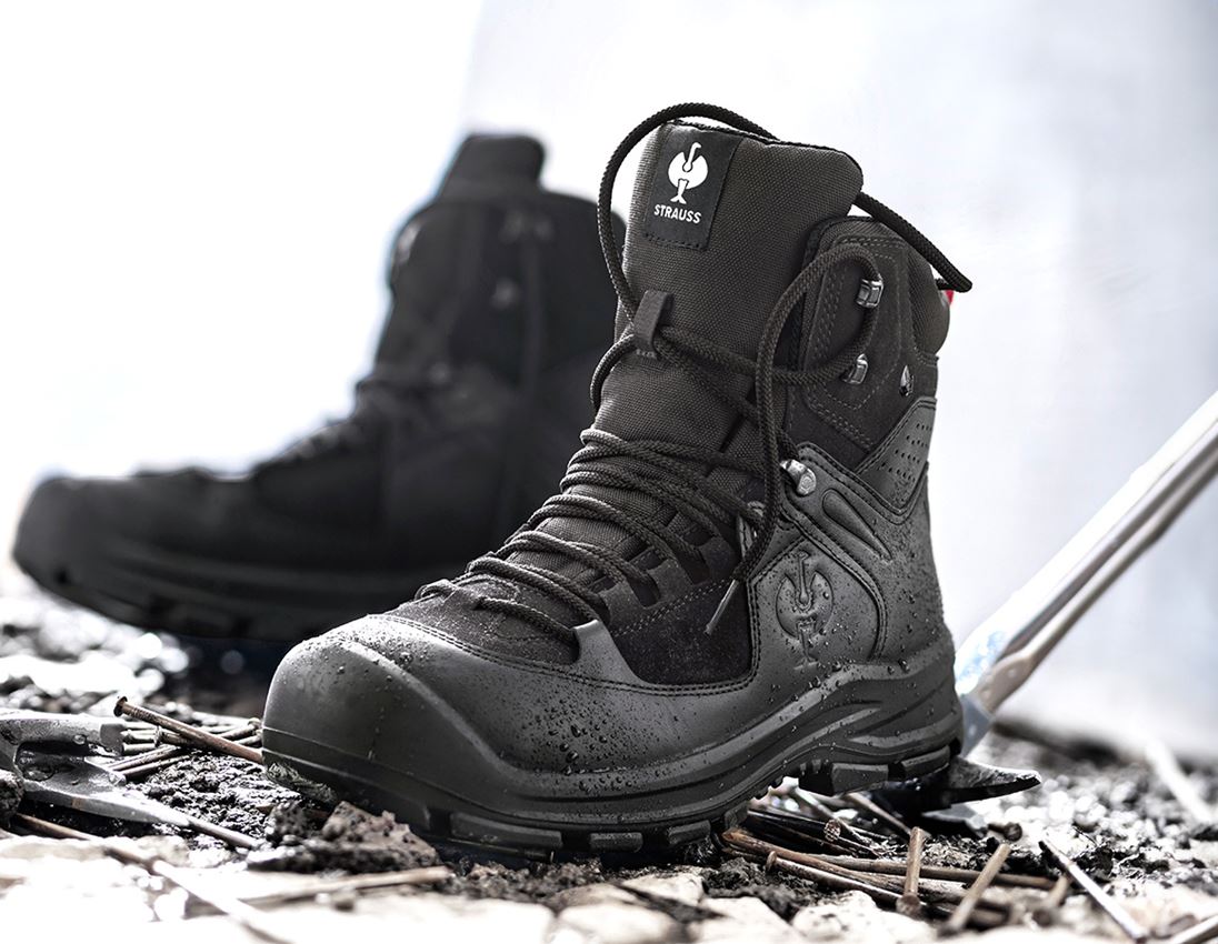 S7: S7 Safety boots e.s. Passau mid + black