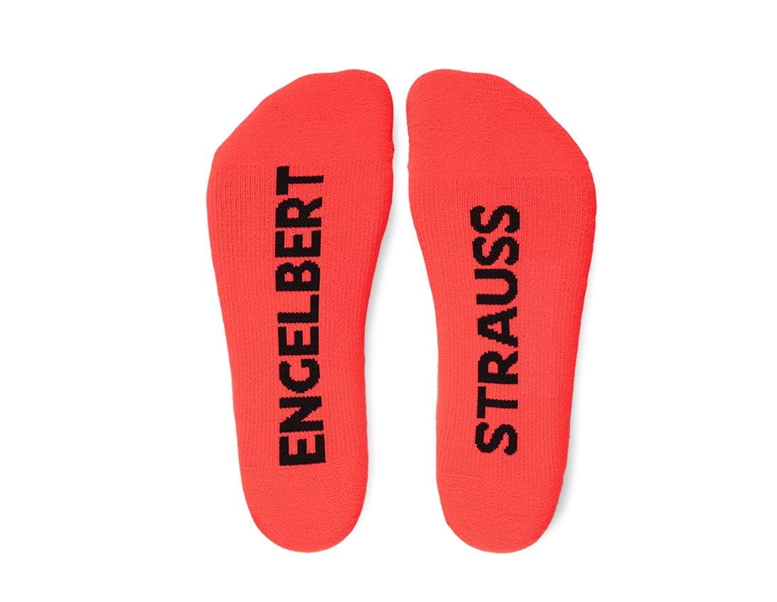 Clothing: e.s. All-season socks function light/low + high-vis red/black 2