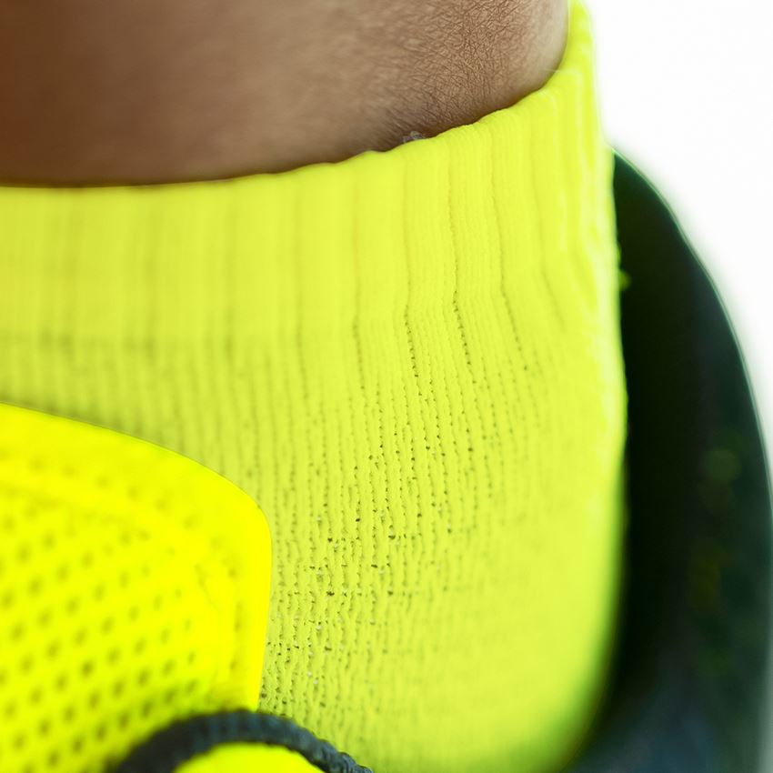 Socks: e.s. All-season socks function light/low + high-vis yellow/anthracite 2