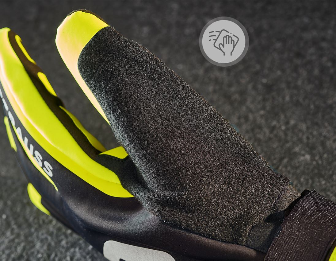Topics: Gloves e.s.trail winter + black/acid yellow 1