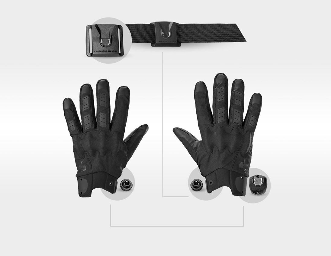 Sæt | Tilbehør: Handskeholder e.s.tool concept + sort 1