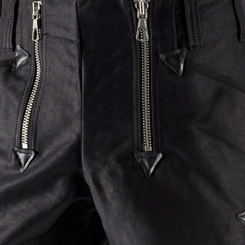 Work Trousers: e.s. Craftman's Trousers with Kneepad Pockets + black 2