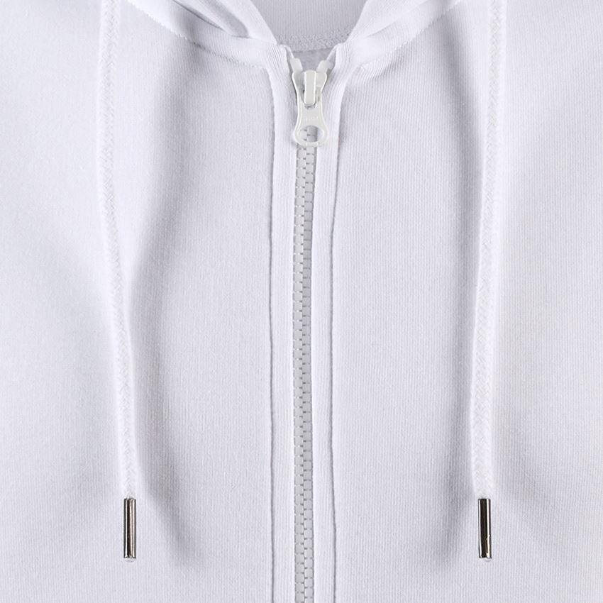 Joiners / Carpenters: e.s. Hoody sweatjacket poly cotton + white 2
