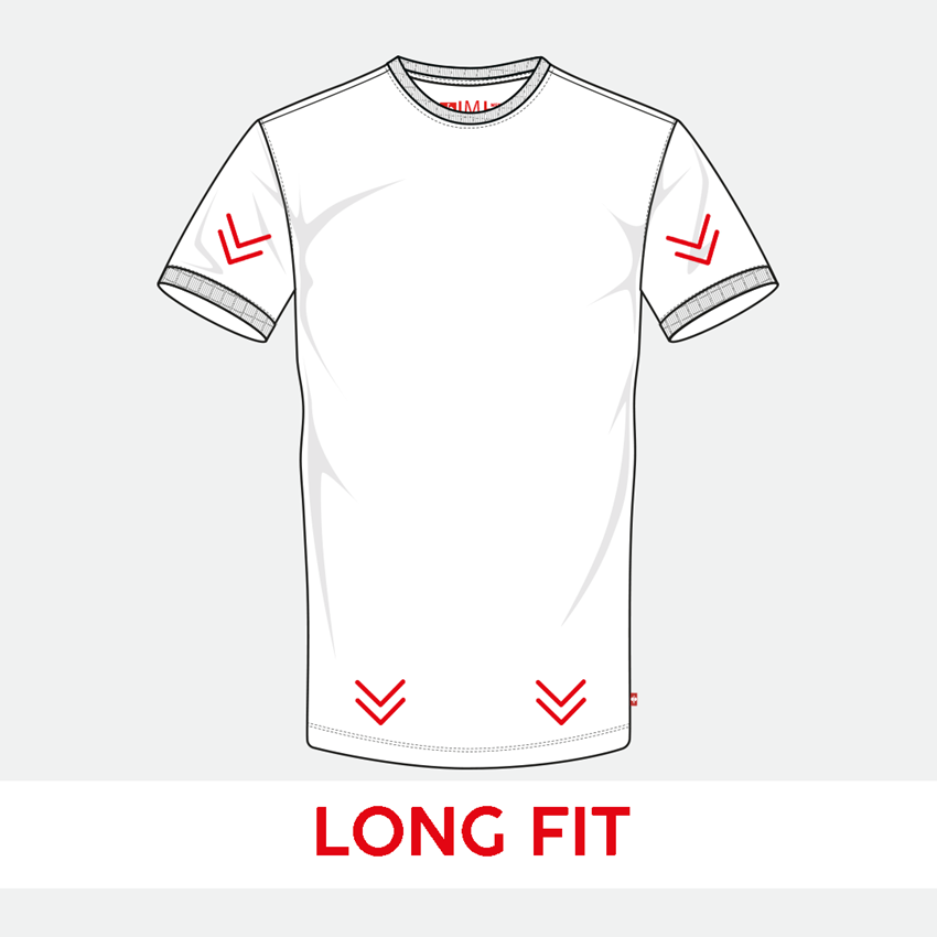 T-Shirts, Pullover & Skjorter: e.s. T-shirt cotton stretch, long fit + grøn 2
