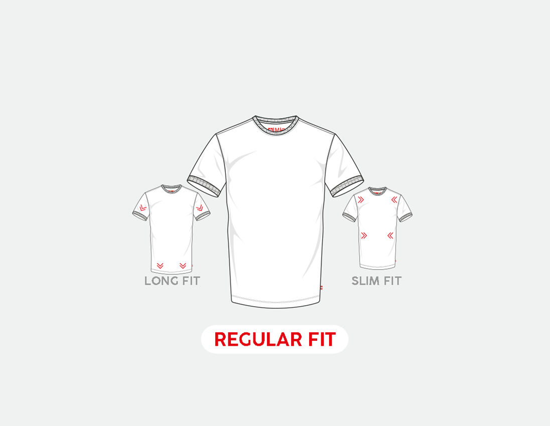 T-Shirts, Pullover & Skjorter: e.s. T-shirt cotton stretch + hvid 2