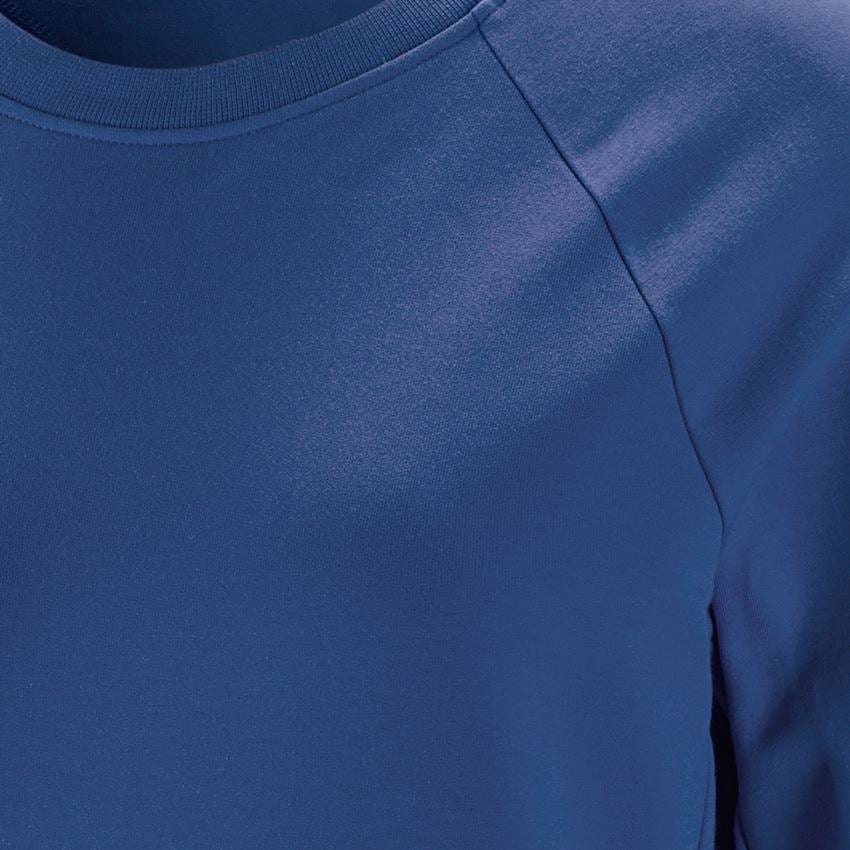 T-Shirts, Pullover & Skjorter: e.s. Sweatshirt cotton stretch, damer + alkaliblå 2