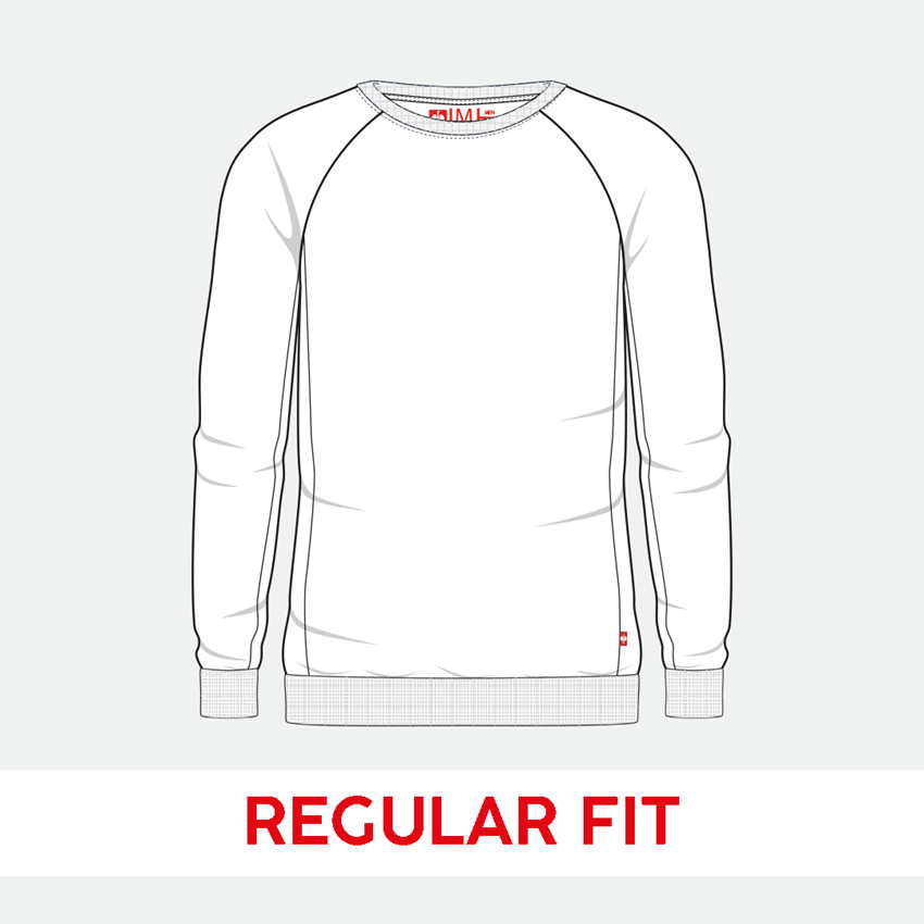 T-Shirts, Pullover & Skjorter: e.s. Sweatshirt cotton stretch + antracit 2
