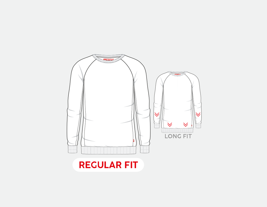T-Shirts, Pullover & Skjorter: e.s. Sweatshirt cotton stretch + antracit 1