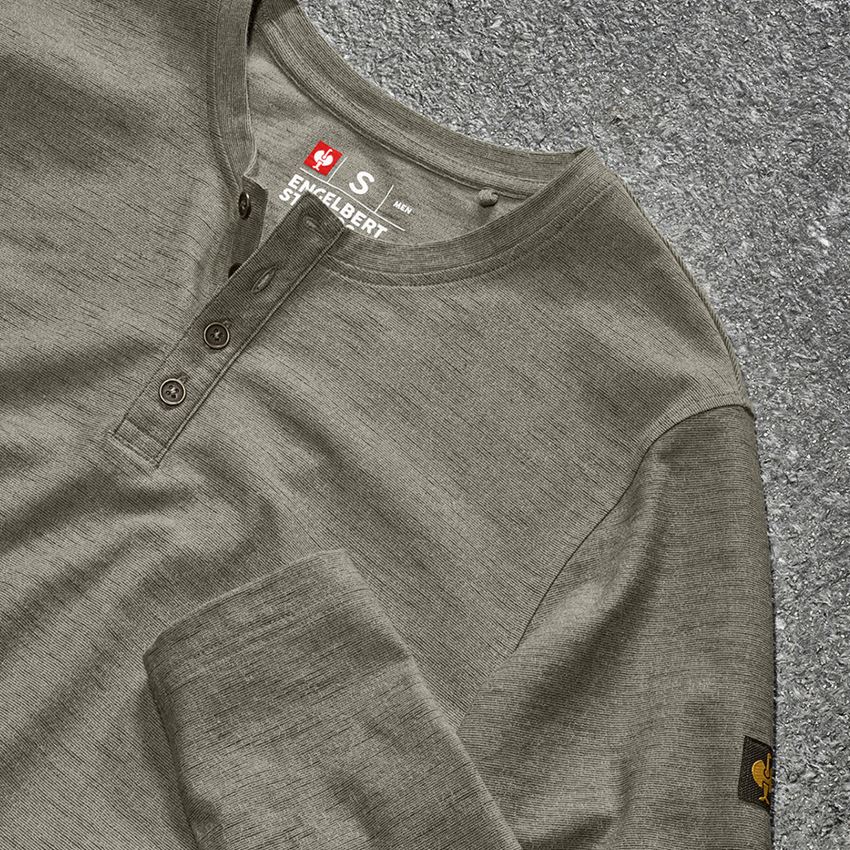 T-Shirts, Pullover & Skjorter: Longsleeve e.s.vintage + camouflagegrøn melange 2