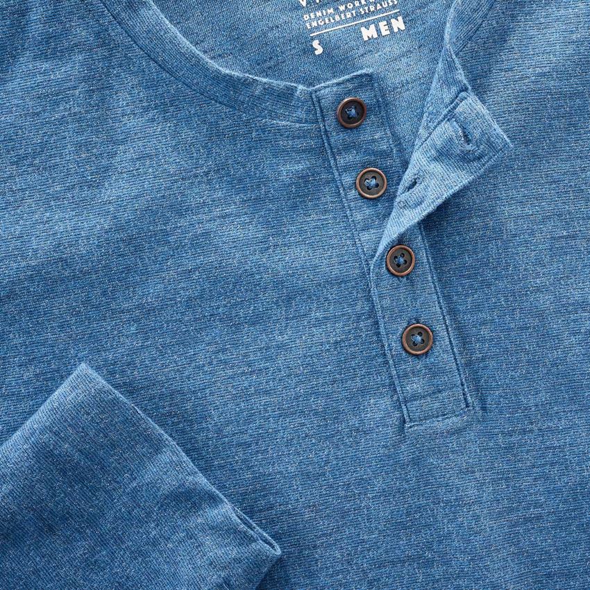 T-Shirts, Pullover & Skjorter: Longsleeve e.s.vintage + aktikblå melange 2