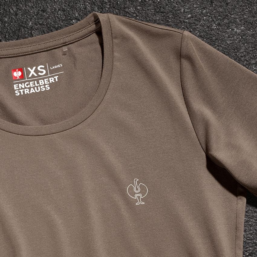 T-Shirts, Pullover & Skjorter: Modal-shirt e.s. ventura vintage, damer + umbrabrun 2