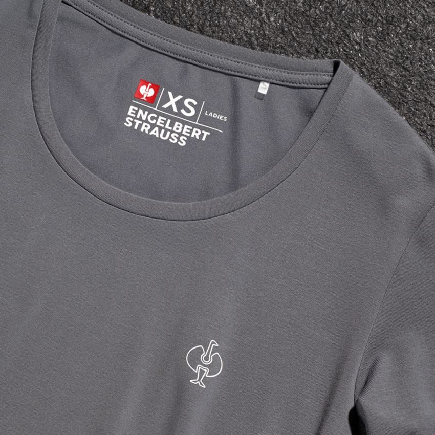 T-Shirts, Pullover & Skjorter: Modal-shirt e.s. ventura vintage, damer + basaltgrå 2