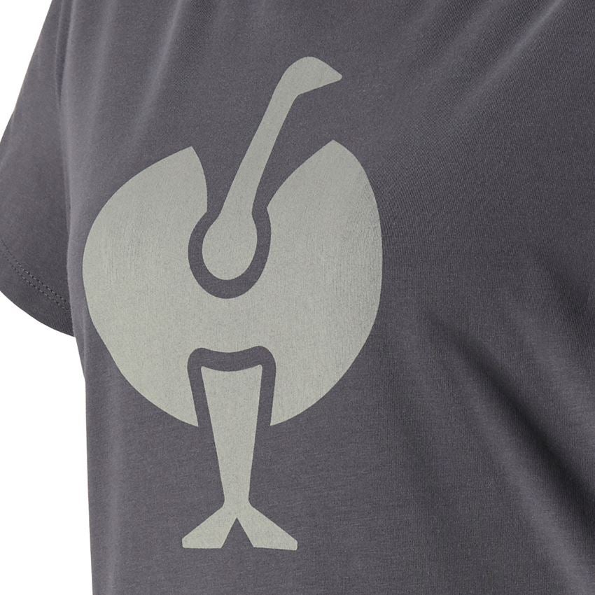 T-Shirts, Pullover & Skjorter: T-Shirt e.s.concrete, damer + antracit 2