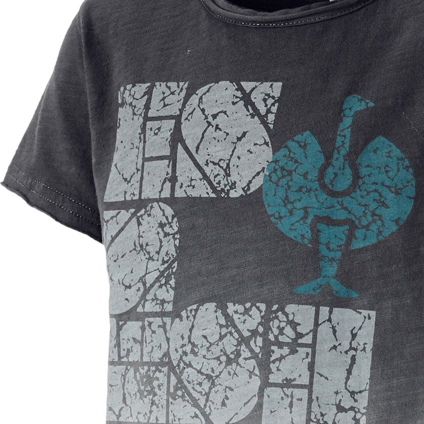 T-Shirts, Pullover & Skjorter: e.s. T-Shirt denim workwear, børne + oxidsort vintage 2