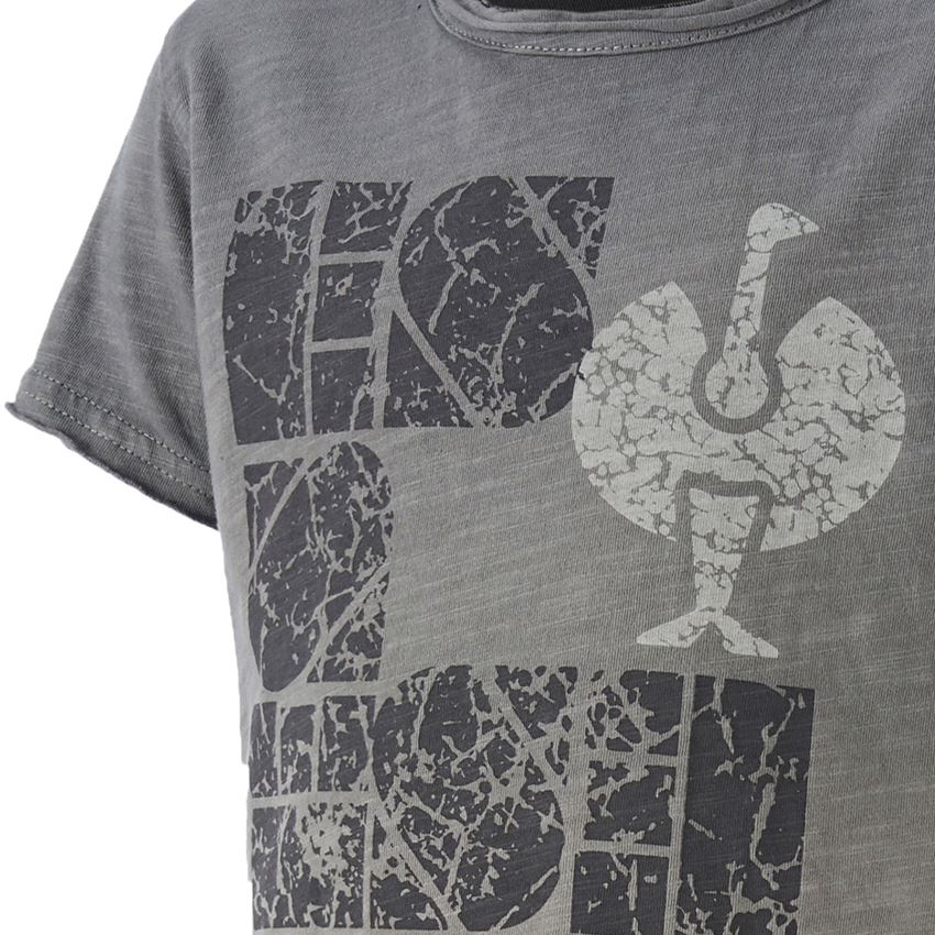 T-Shirts, Pullover & Skjorter: e.s. T-Shirt denim workwear, børne + granit vintage 2
