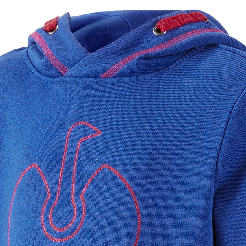 T-Shirts, Pullover & Skjorter: Hoody-Sweatshirt e.s.motion 2020, børne + kornblå/ildrød 2