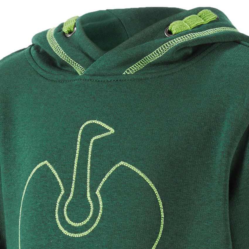 Emner: Hoody-Sweatshirt e.s.motion 2020, børne + grøn/havgrøn 2
