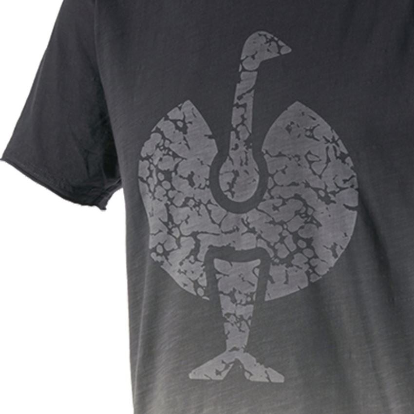T-Shirts, Pullover & Skjorter: e.s. T-Shirt workwear ostrich + oxidsort vintage 2