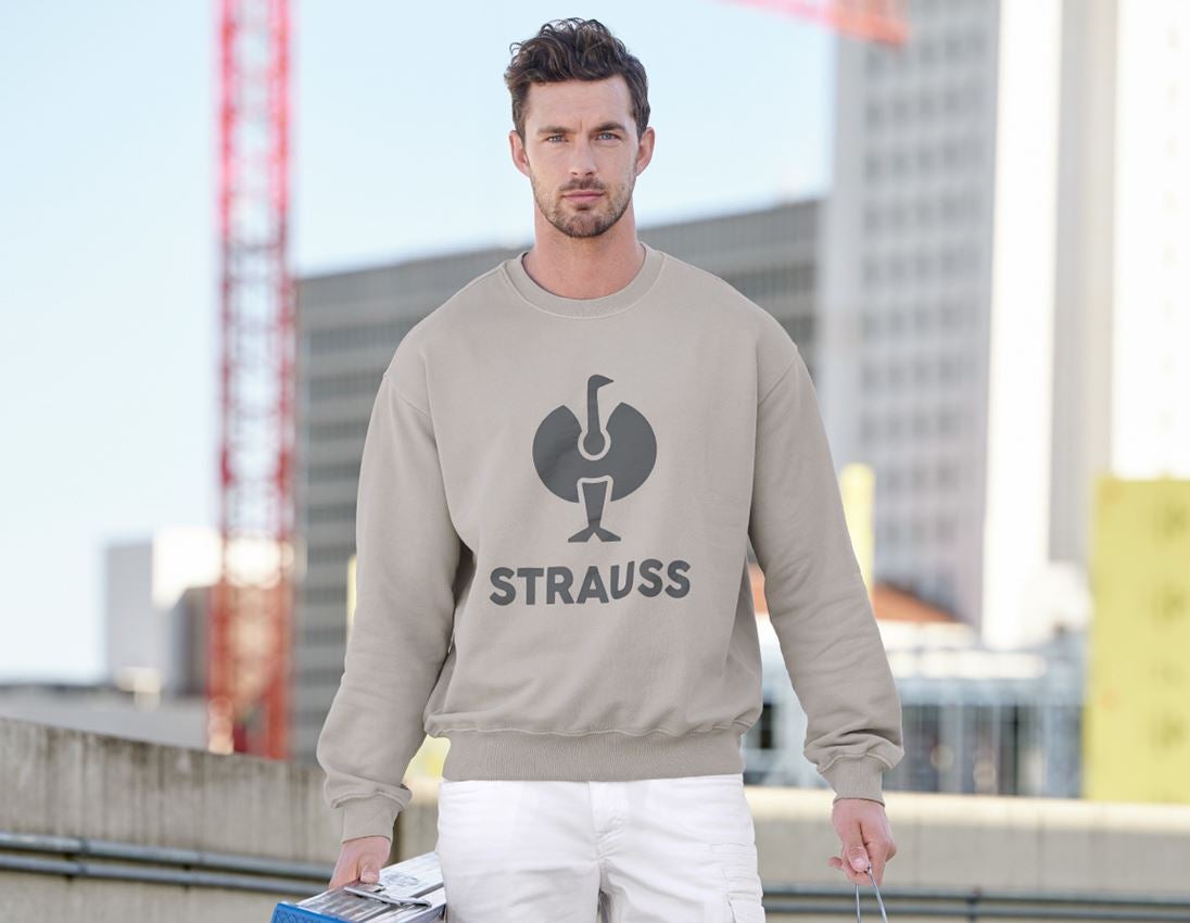Emner: Oversize sweatshirt e.s.motion ten + opalgrå vintage