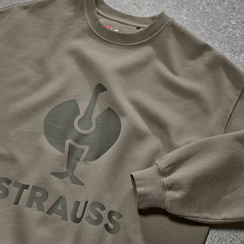 T-Shirts, Pullover & Skjorter: Oversize sweatshirt e.s.motion ten + mosgrøn vintage 2