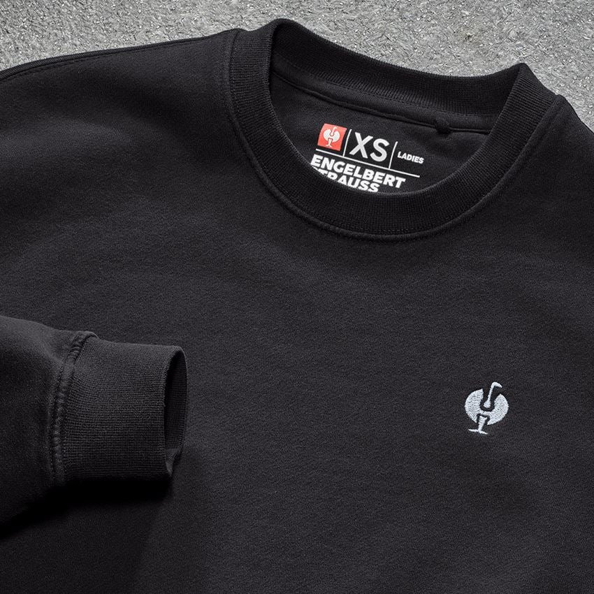 T-Shirts, Pullover & Skjorter: Oversize sweatshirt e.s.motion ten, damer + oxidsort vintage 2