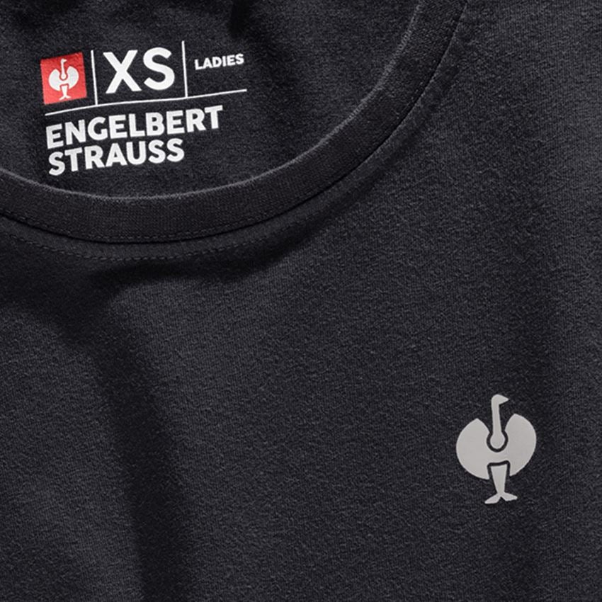 T-Shirts, Pullover & Skjorter: T-Shirt e.s.motion ten pure, damer + oxidsort vintage 2