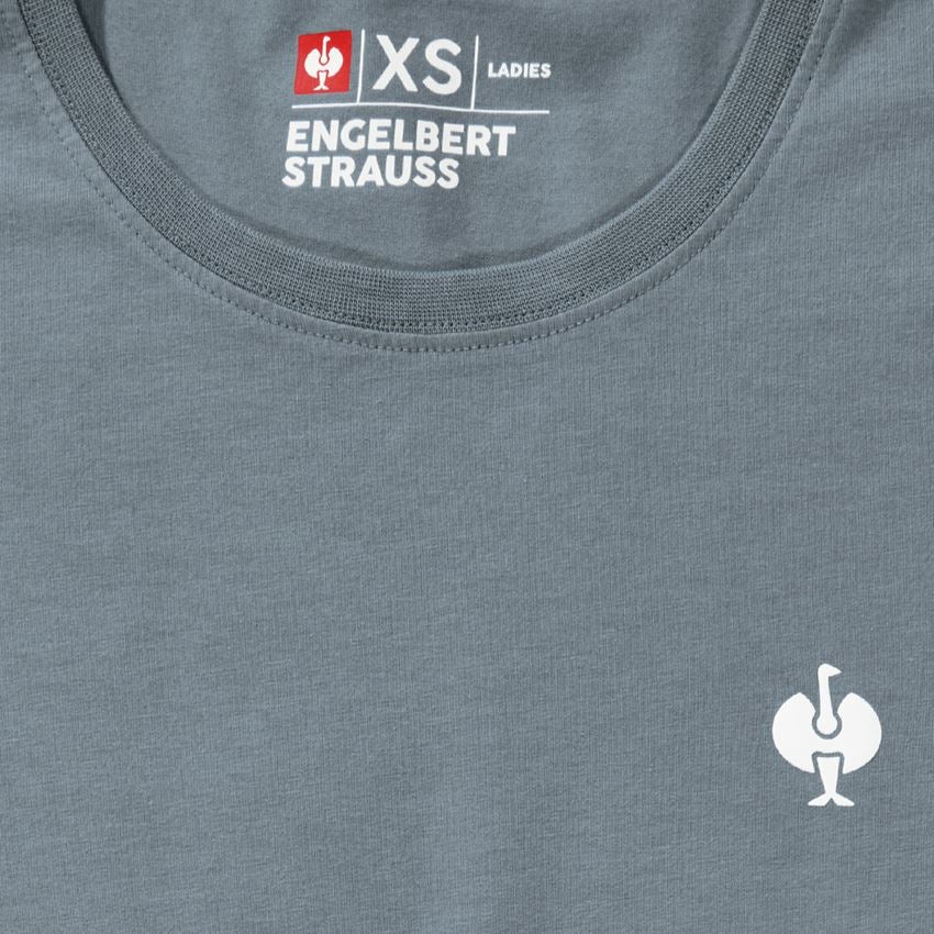Emner: T-Shirt e.s.motion ten pure, damer + røgblå vintage 2