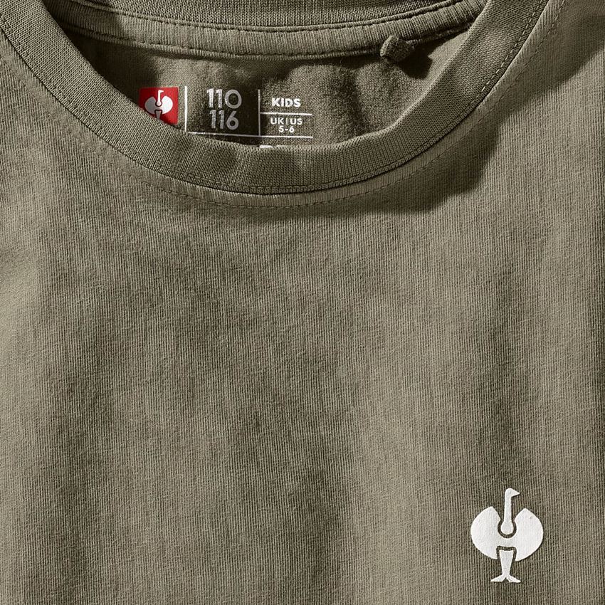 T-Shirts, Pullover & Skjorter: T-shirt e.s.motion ten pure, børne + mosgrøn vintage 2