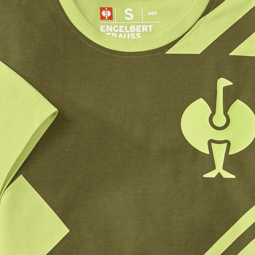 Shirts, Pullover & more: T-Shirt e.s.trail graphic + junipergreen/limegreen 2
