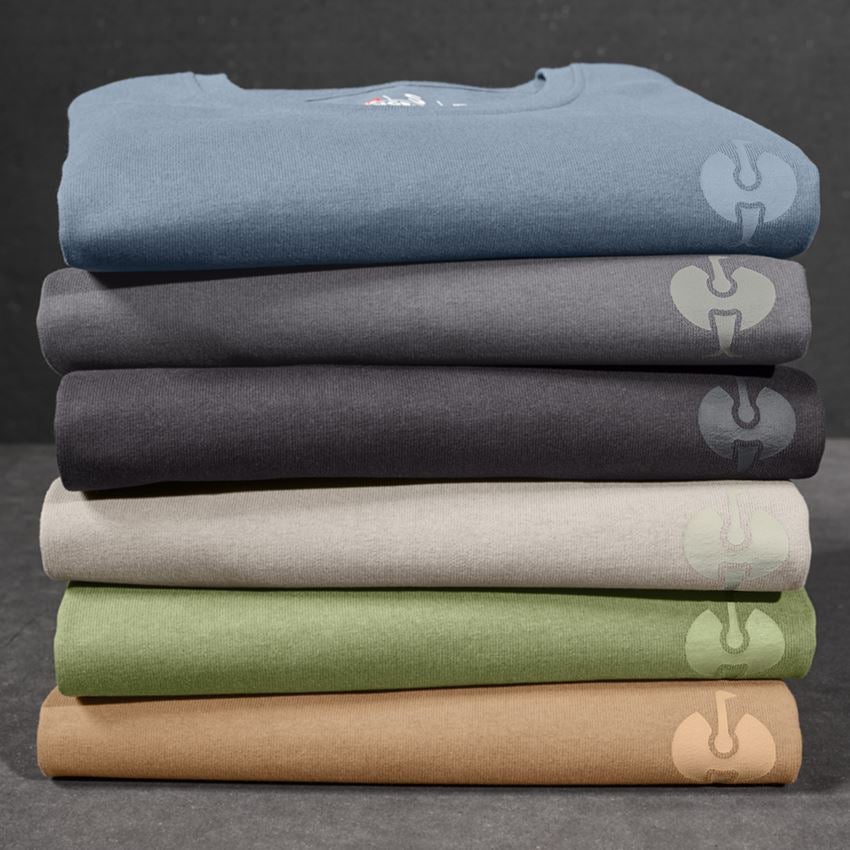 T-Shirts, Pullover & Skjorter: T-shirt heavy e.s.iconic + mandelbrun 4