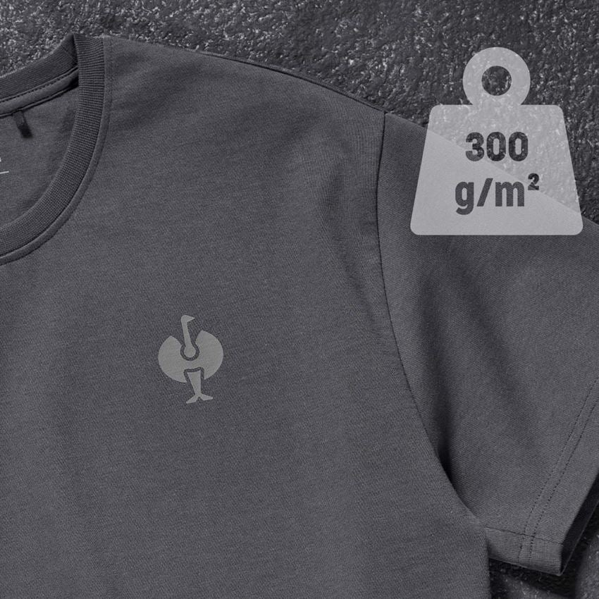 T-Shirts, Pullover & Skjorter: T-shirt heavy e.s.iconic + karbongrå 2