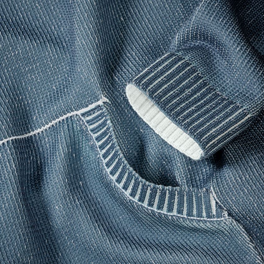 T-Shirts, Pullover & Skjorter: Strik-hoody e.s.iconic + oxidblå 2