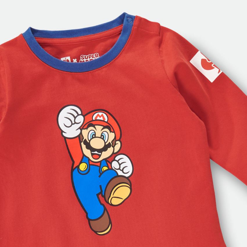 Samarbejde: Super Mario baby-body + strauss rød 2
