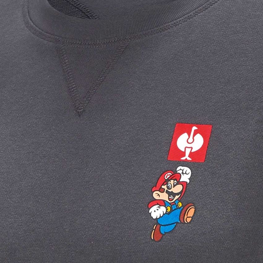 Samarbejde: Super Mario sweatshirt, herrer + antracit 2