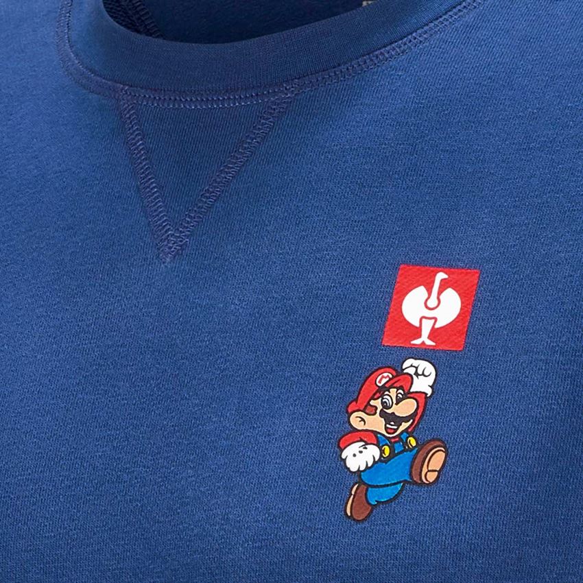 Samarbejde: Super Mario sweatshirt, herrer + alkaliblå 2