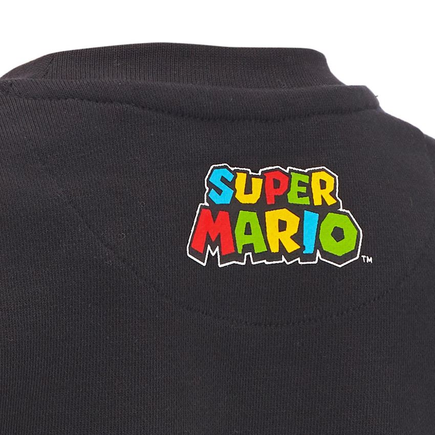 Samarbejde: Super Mario sweatshirt, børn + sort 2