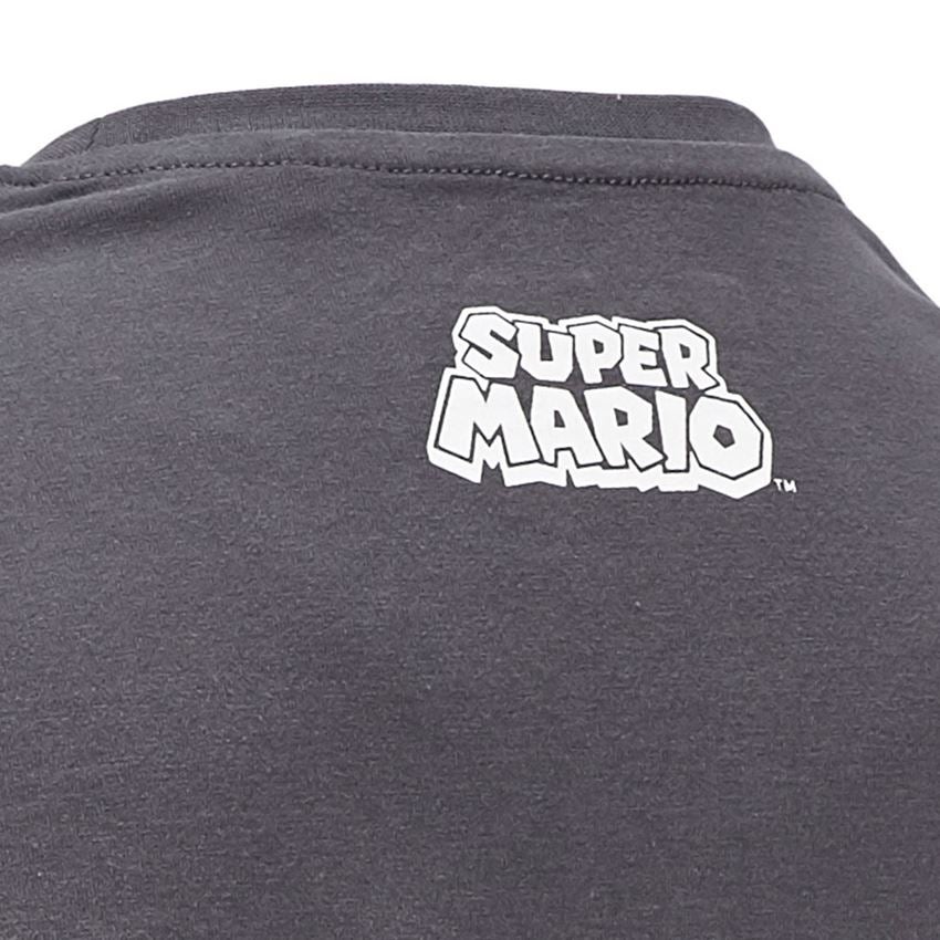 T-Shirts, Pullover & Skjorter: Super Mario T-shirt, damer + antracit 2