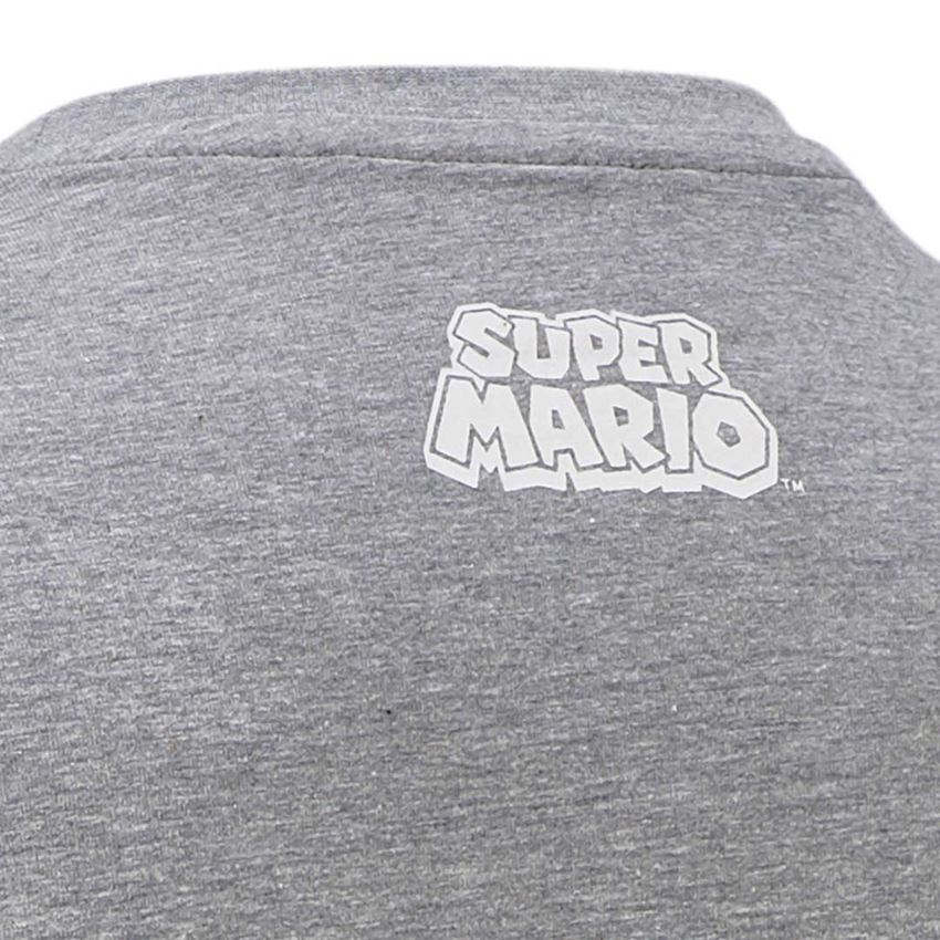 T-Shirts, Pullover & Skjorter: Super Mario T-shirt, damer + gråmeleret 2