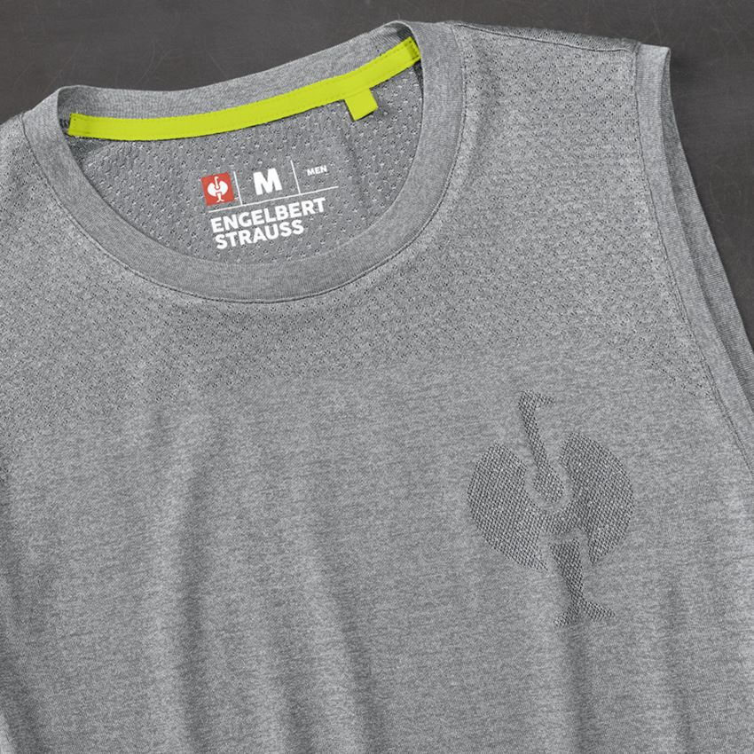 T-Shirts, Pullover & Skjorter: Atletik-shirt seamless e.s.trail + basaltgrå melange 2
