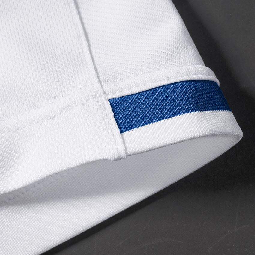 Beklædning: Funktions-T-shirt e.s.ambition + hvid/ensianblå 2