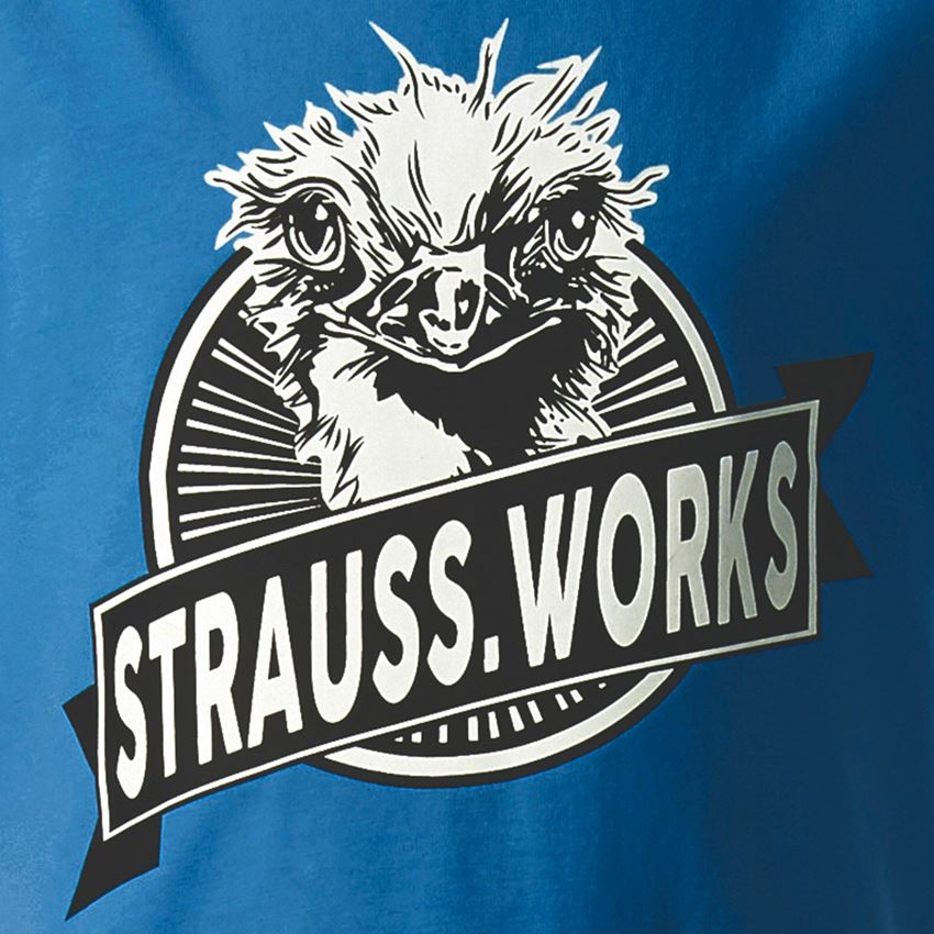 Beklædning: e.s. T-shirt strauss works, børne + ensianblå 2