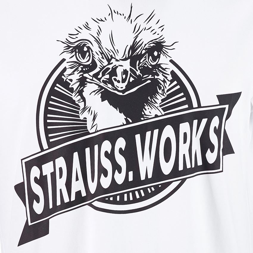 Beklædning: e.s. T-shirt strauss works + hvid 2