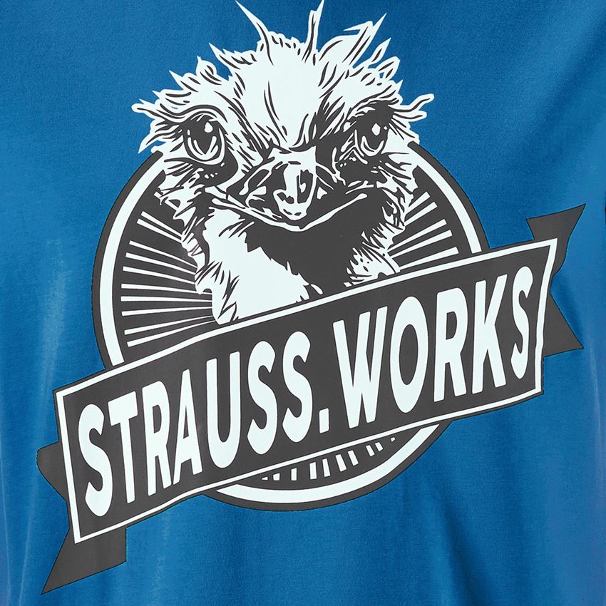 Beklædning: e.s. T-shirt strauss works + ensianblå 2