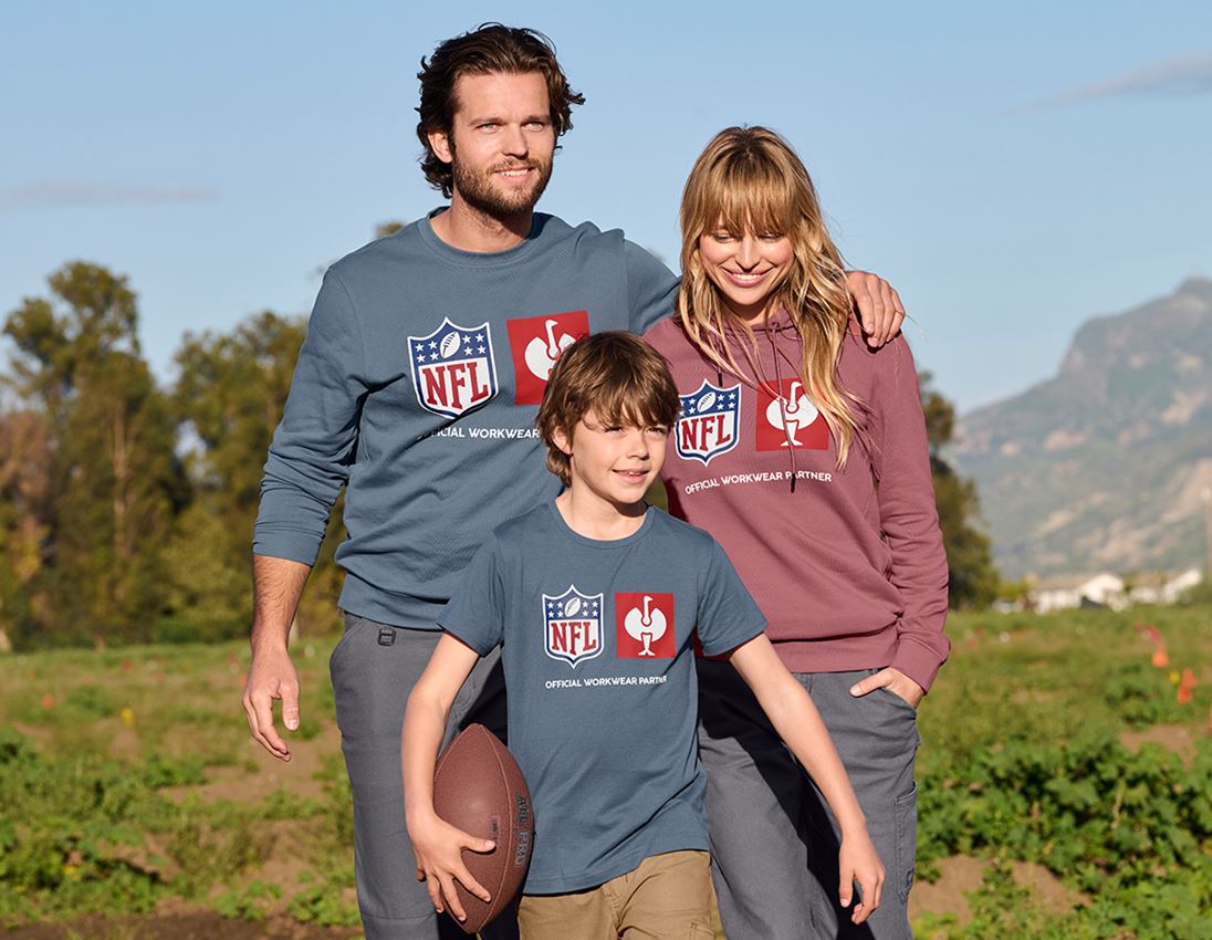 T-Shirts, Pullover & Skjorter: NFL T-Shirt cotton, kids + oxidblå 1