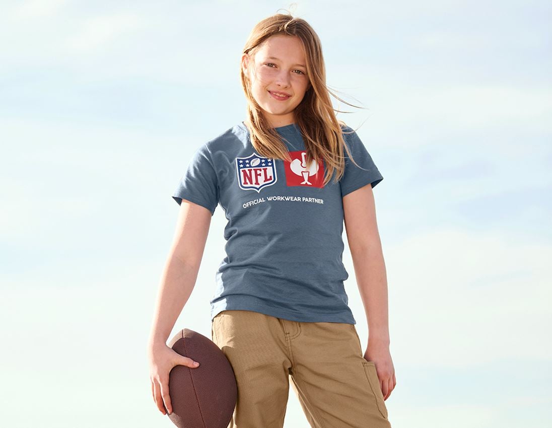 T-Shirts, Pullover & Skjorter: NFL T-Shirt cotton, kids + oxidblå