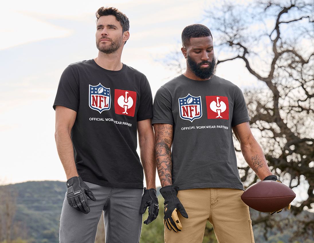 Clothing: NFL T-Shirt cotton + carbongrey 3