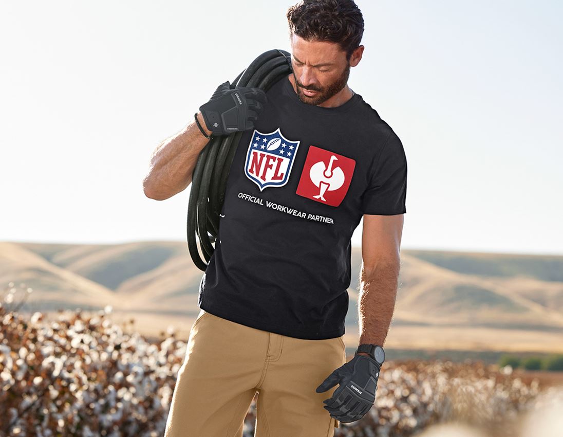 T-Shirts, Pullover & Skjorter: NFL T-Shirt cotton + sort