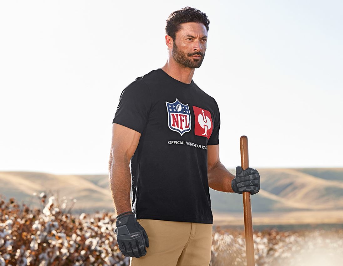 Samarbejde: NFL T-Shirt cotton + sort 2