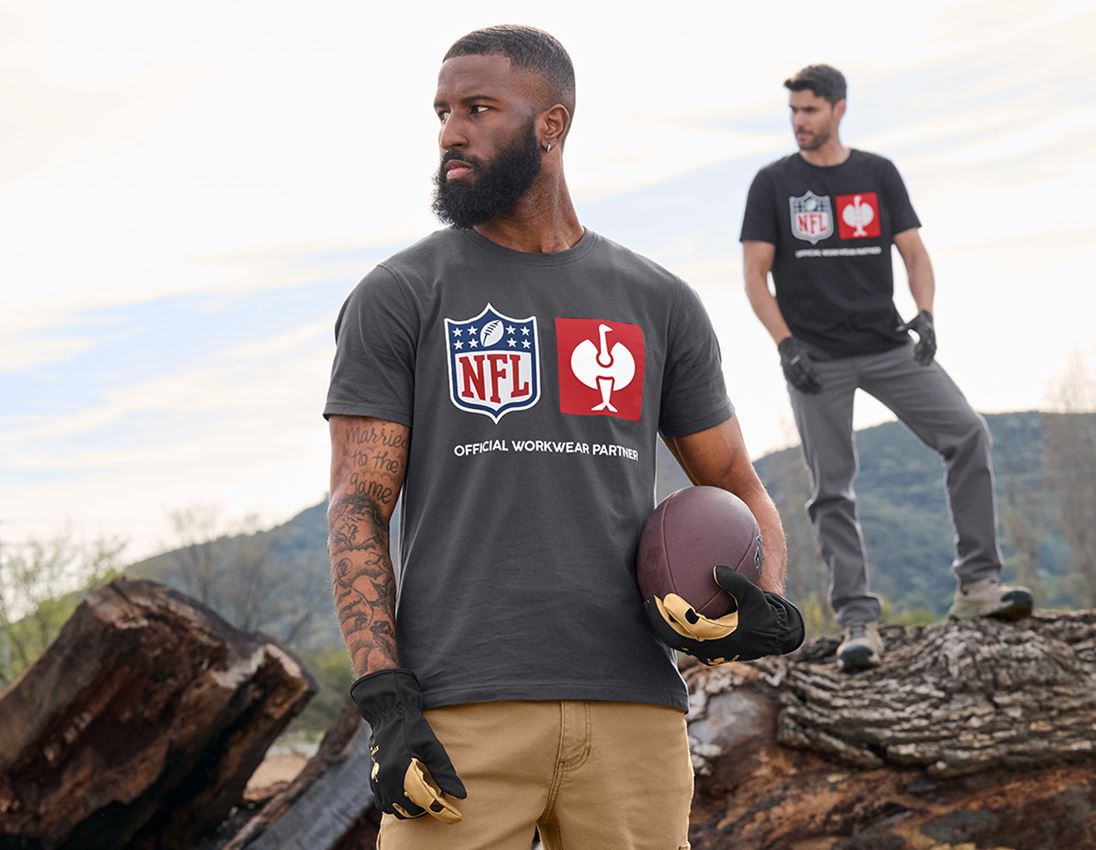 Clothing: NFL T-Shirt cotton + carbongrey 1