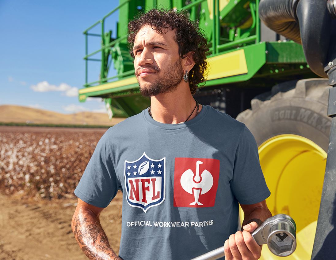 T-Shirts, Pullover & Skjorter: NFL T-Shirt cotton + oxidblå 1